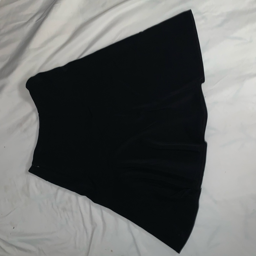 Solid black skirt